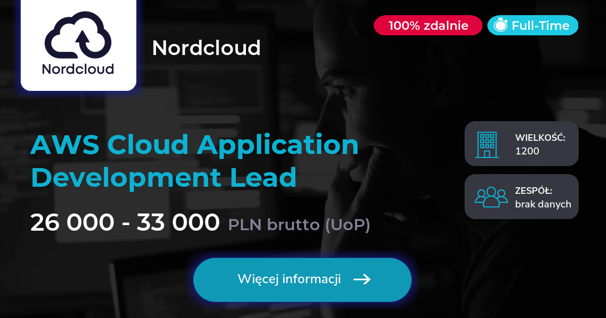 Nordcloud AWS Cloud Application Development Lead